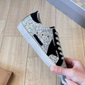 New Second-Generation Distressed Leather Sneakers 1026042112