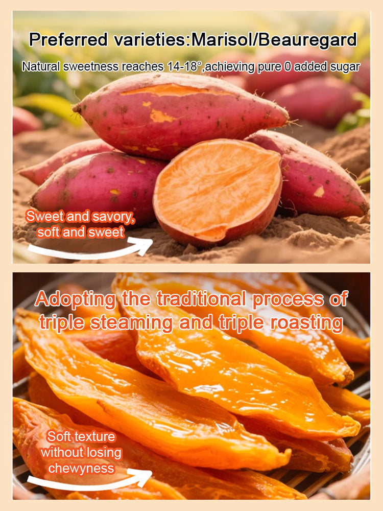 【Savor the Sweetness of Nature!】 Zero Sugar Double-Steamed Sweet Potato