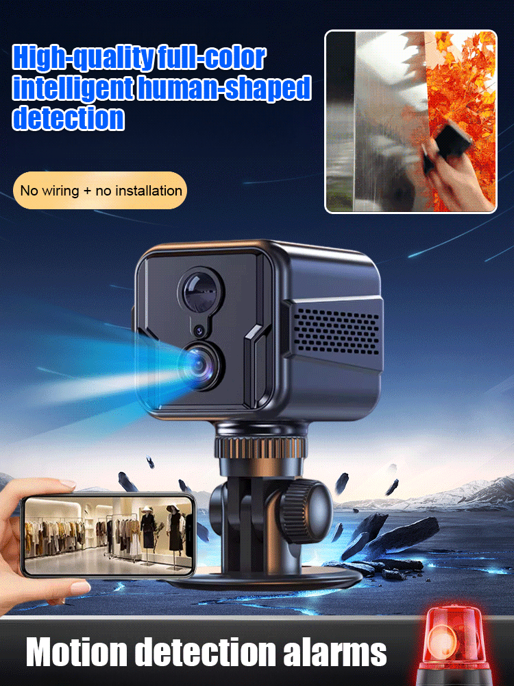 💰No Wi-Fi needed, no wiring required, and 0 monthly fees—ever. 🚀Invisible wireless HD camera.