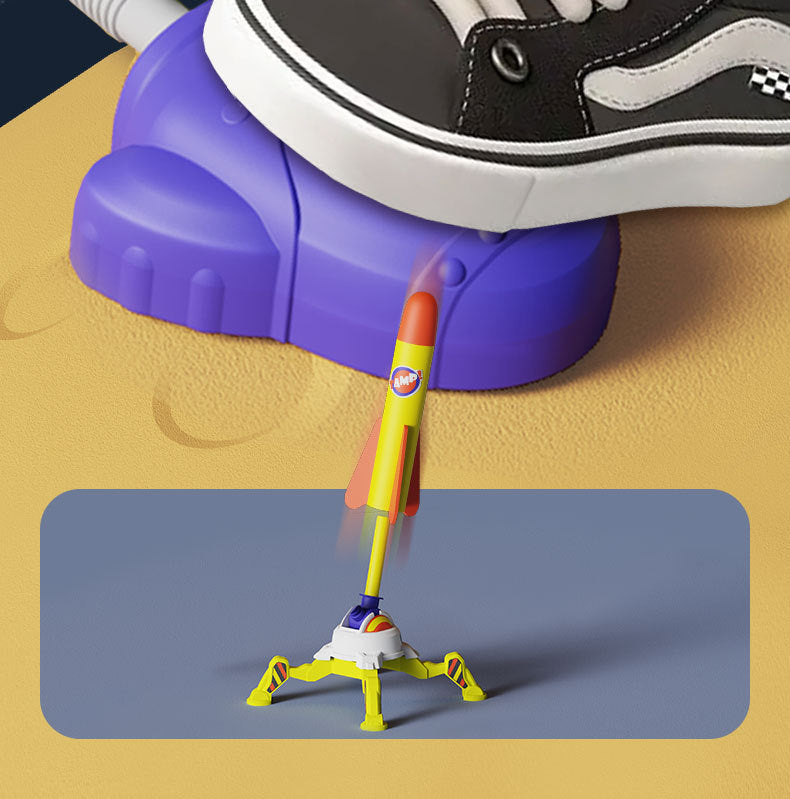 Air Rocket Toy - Jump & Launch For Active Outdoor Play
