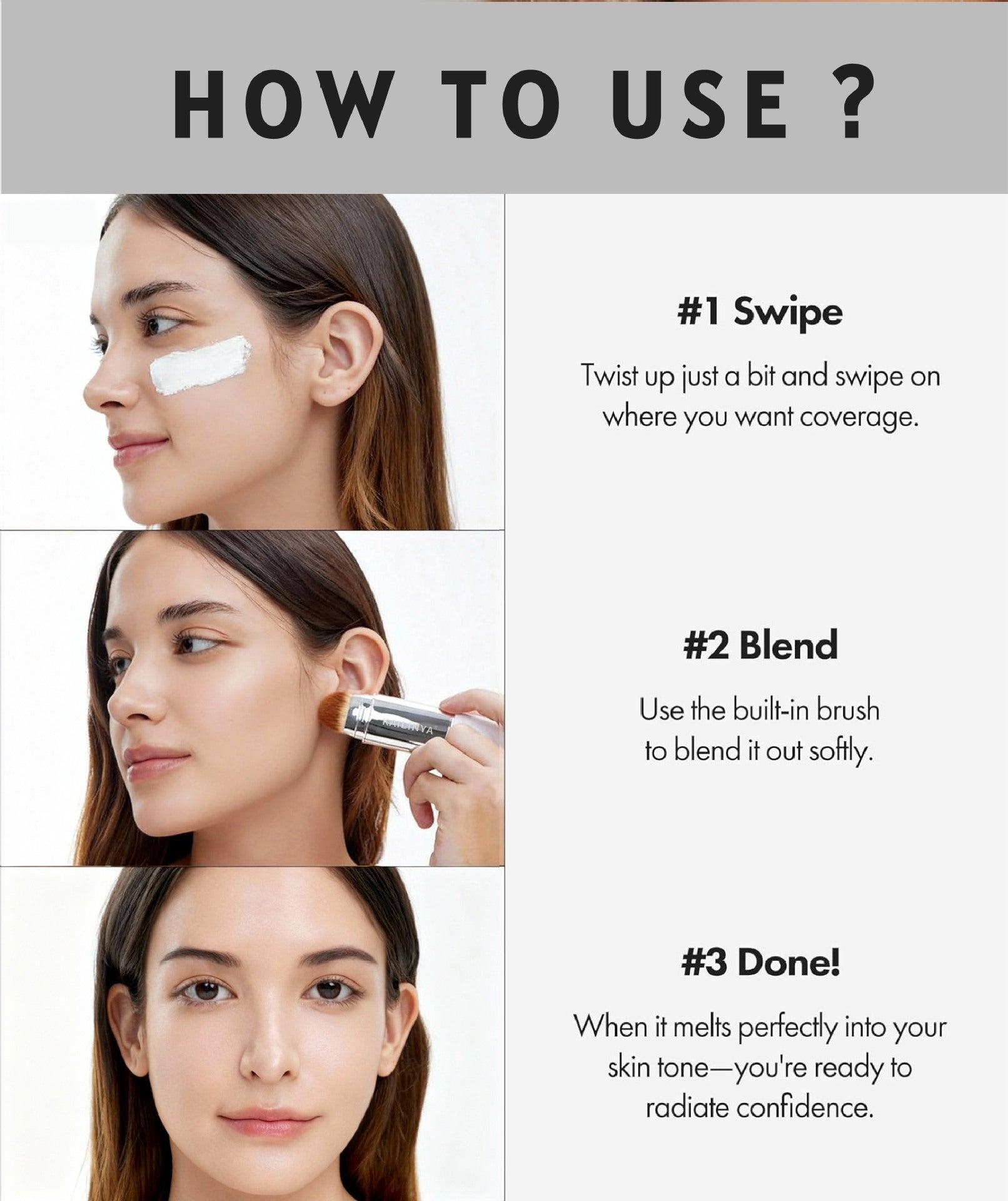 🌸✨Color-Changing Cover Cream Stick Skincare meets makeup