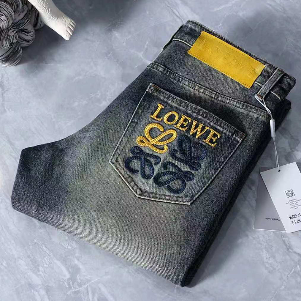 Men's Fashion Slim-Fit Straight-Leg Jeans 1026062915