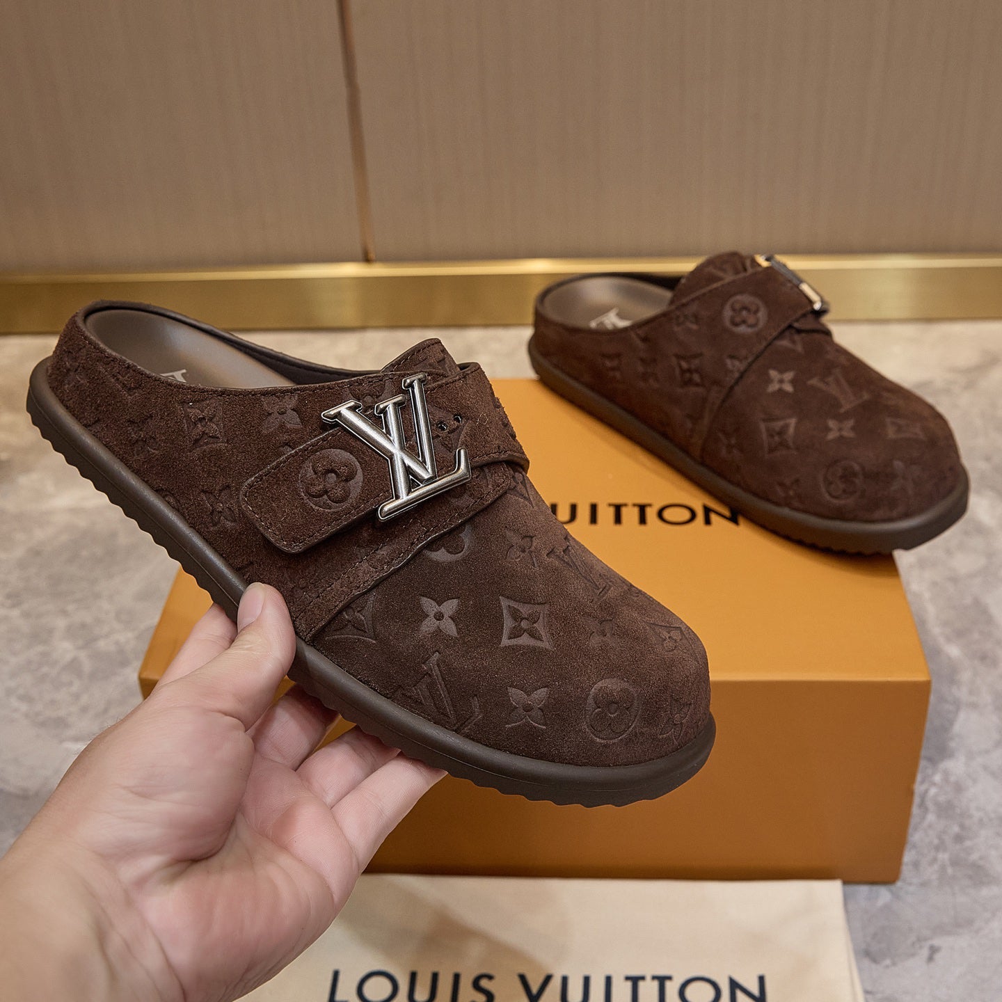Unisex Suede Leather Sandals 1026062217