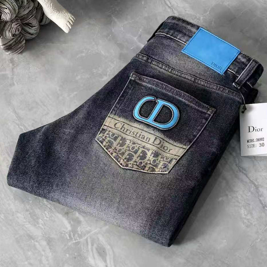 Men's Fashion Slim-Fit Straight-Leg Jeans 1026062906