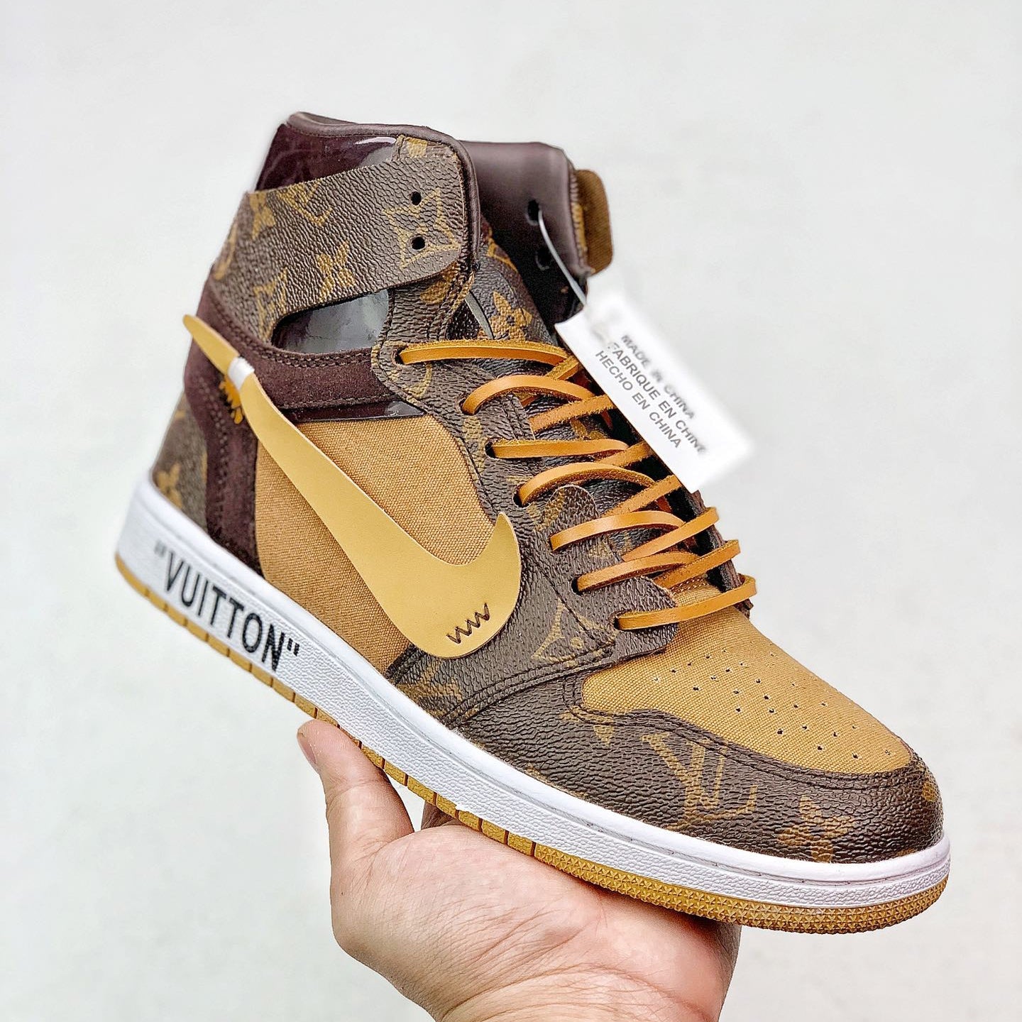 Air Jordan 1 Sneakers Brown 1026060813