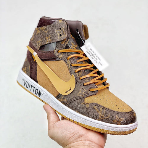 Air Jordan 1 Sneakers Brown 1026060813