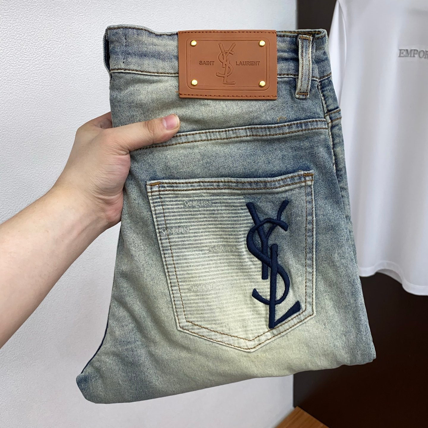 Men's Fashion Slim-Fit Straight-Leg Jeans 1026062917