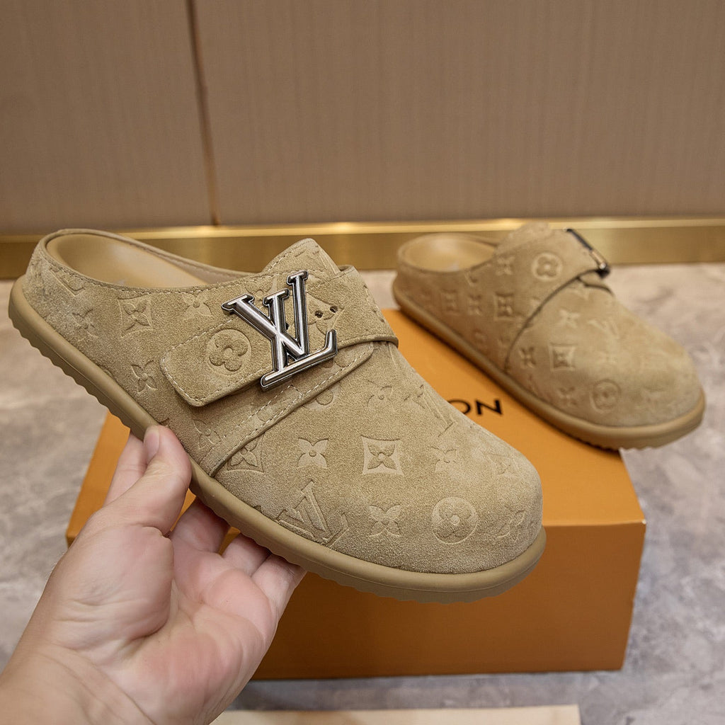 Unisex Suede Leather Sandals 1026062216