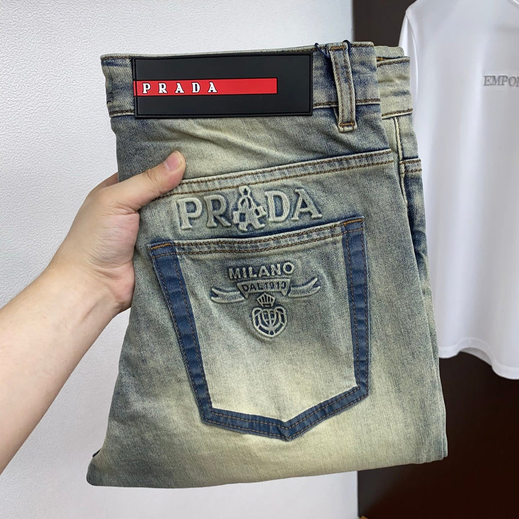 Men's Fashion Slim-Fit Straight-Leg Jeans 1026062918