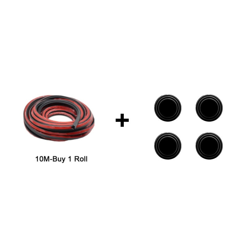 🔇5-hole Automotive Dust-proof and Shock-absorbing Sealing Strip