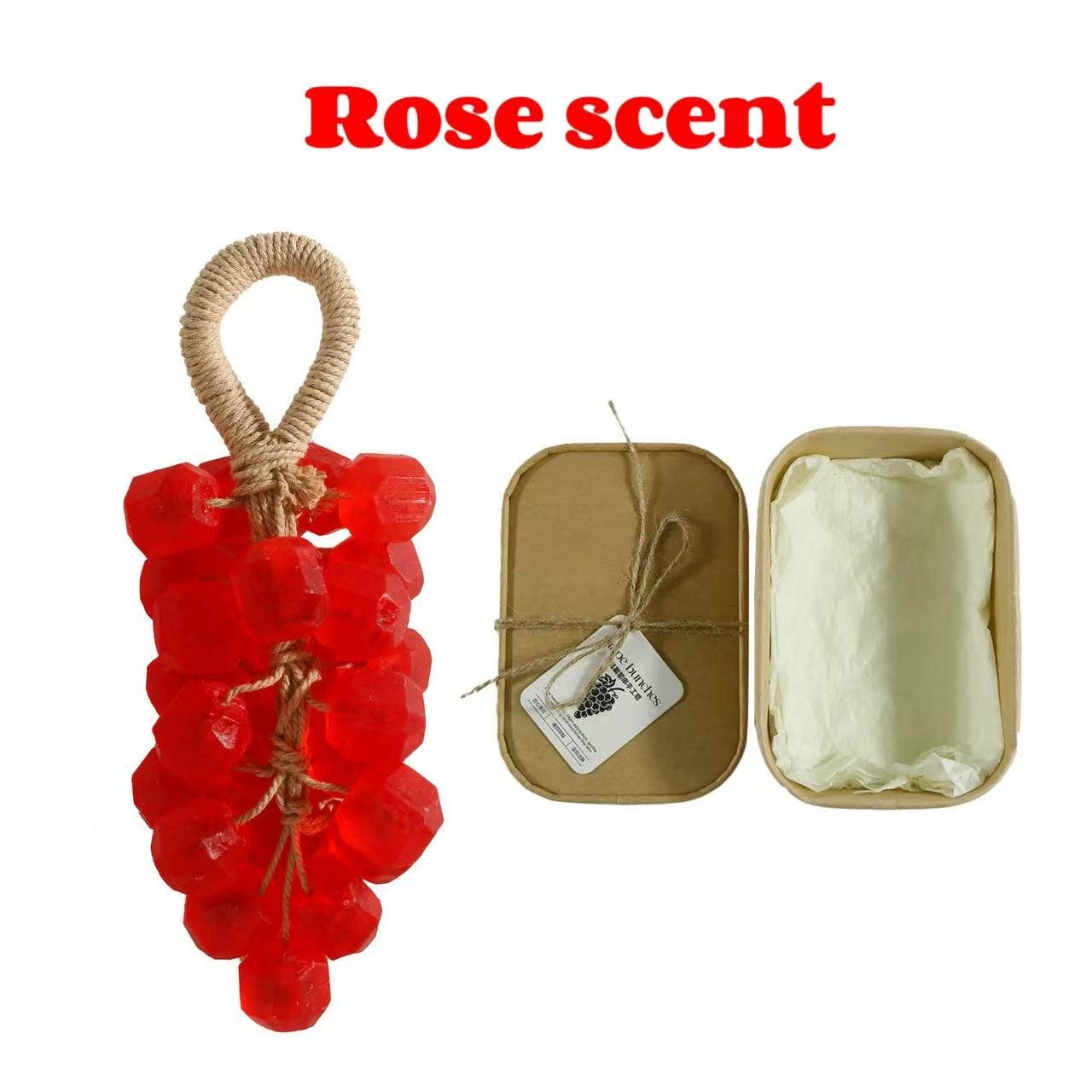 🎁🔥Hot Sale🔥Personalized Original Handmade Crystal Grape Soap Gentle Cleansing Soap