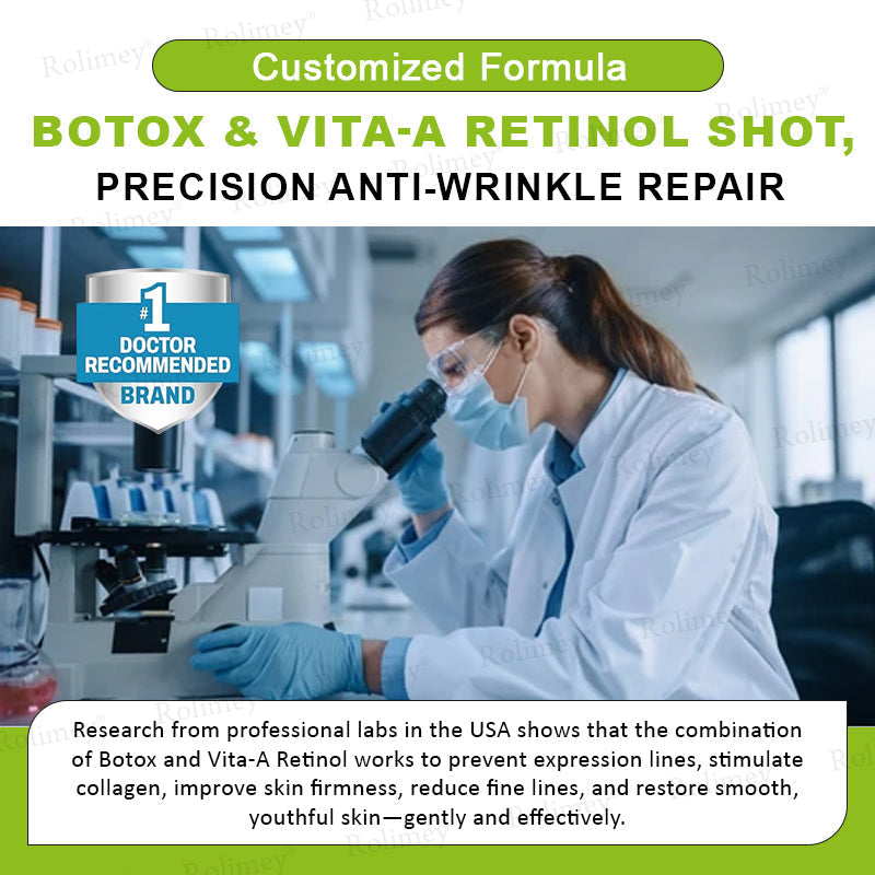 💫👨‍⚕️Made and shipped from the UK 💫Rolimey® Botox & Vita-A Retinol Shot Wrinkle-Lift Tightening cream - Last Day Promotion 70% OFF