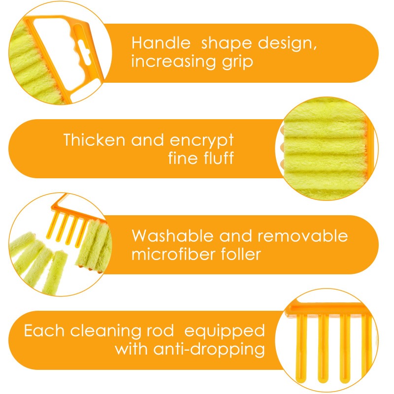 7-Finger Blind Cleaning Brush