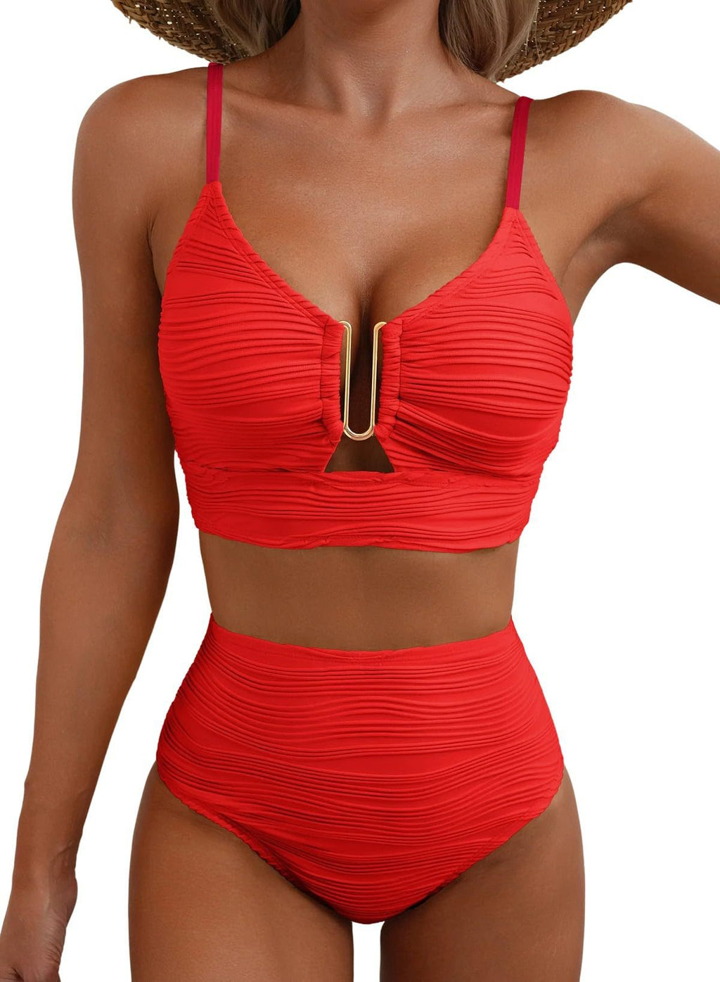 💐🏆#1 Best Seller 50% Off💕Women's Push Up High Waist Bikini