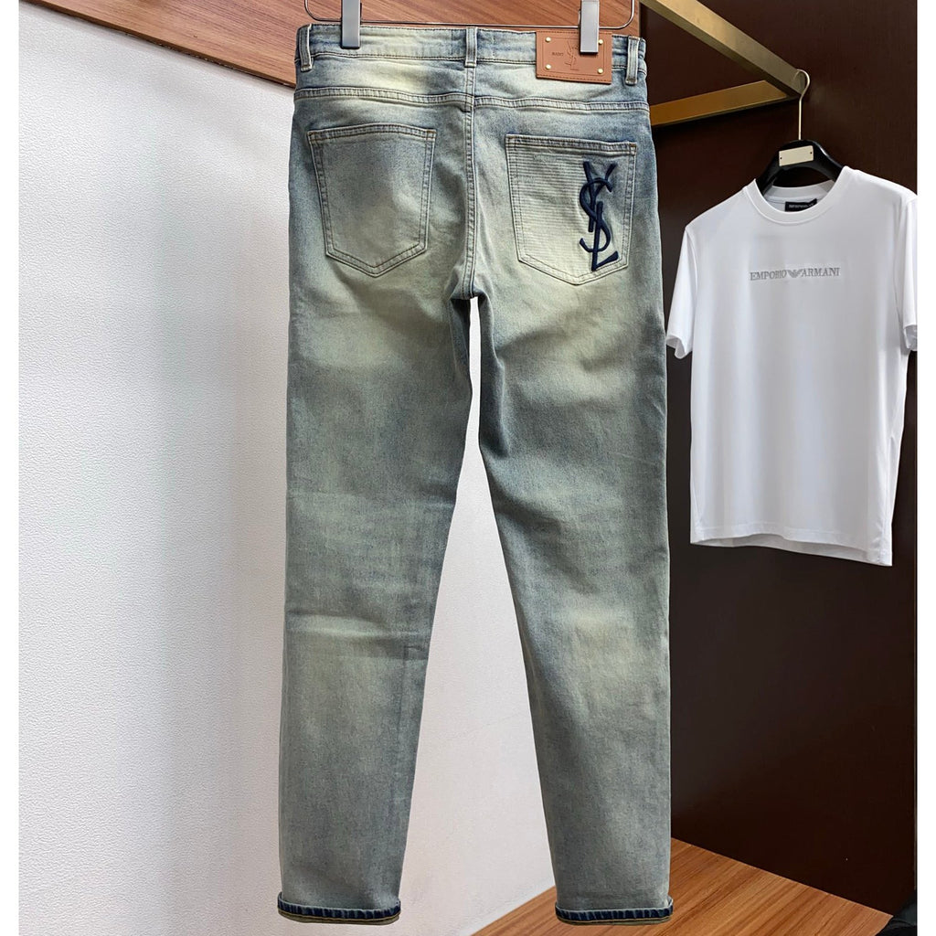 Men's Fashion Slim-Fit Straight-Leg Jeans 1026062917
