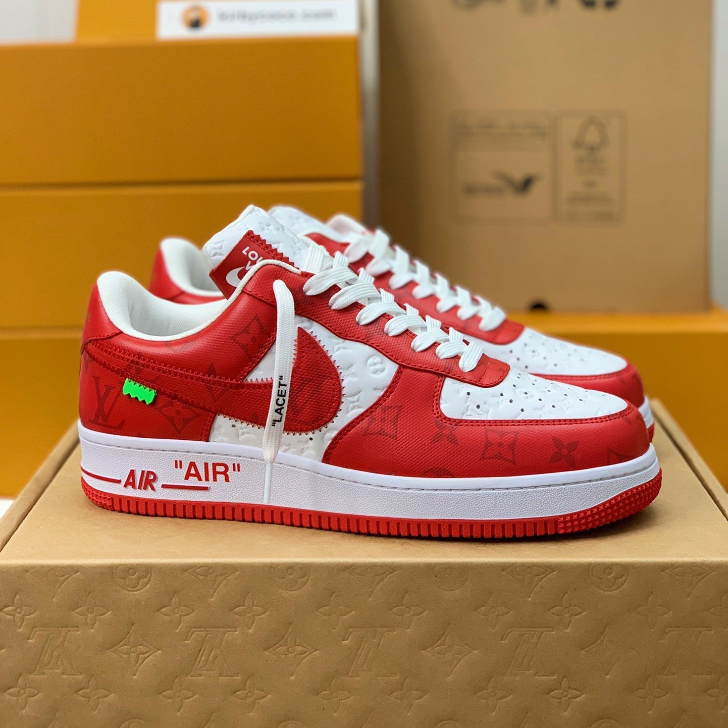 Air Force 1 Low Sneakers Red 1026060809