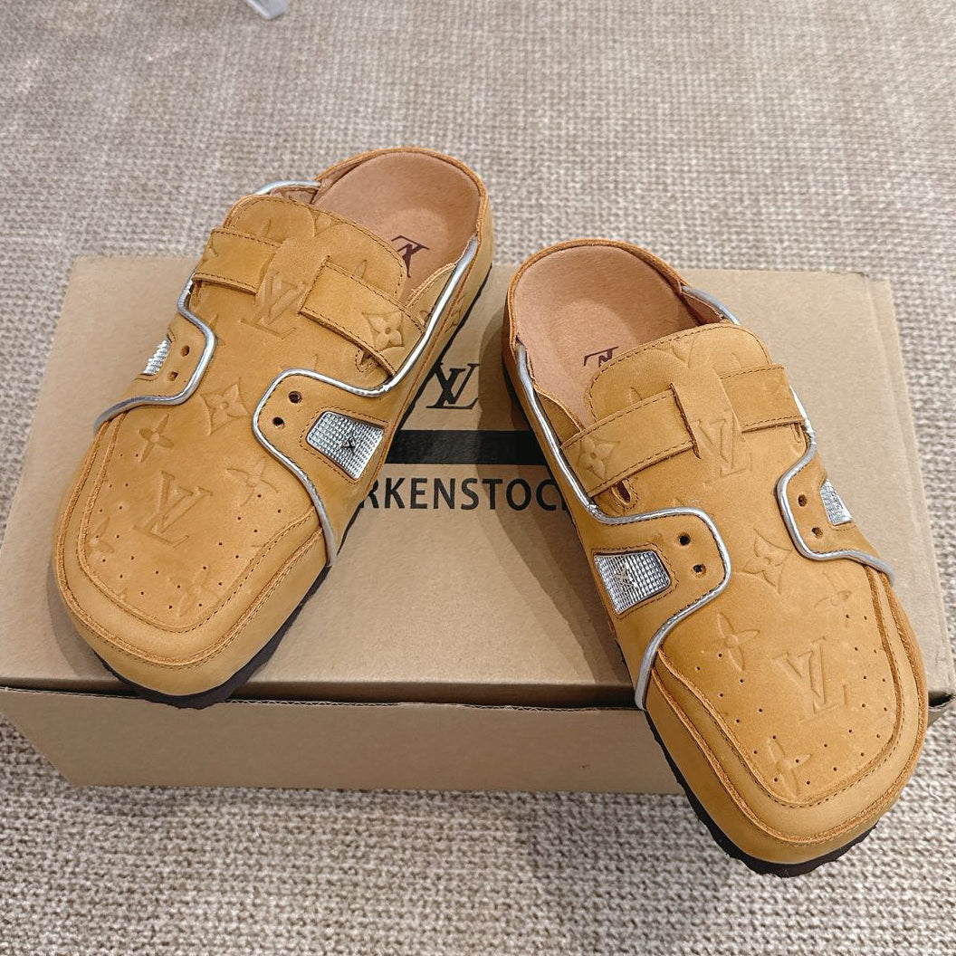 Classic Retro Boken Toe-Covered Sandals 1026062313