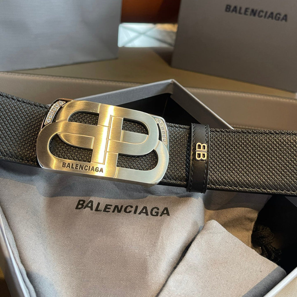 Men's Double-Sided Calfskin Checkered Belt 1026062214