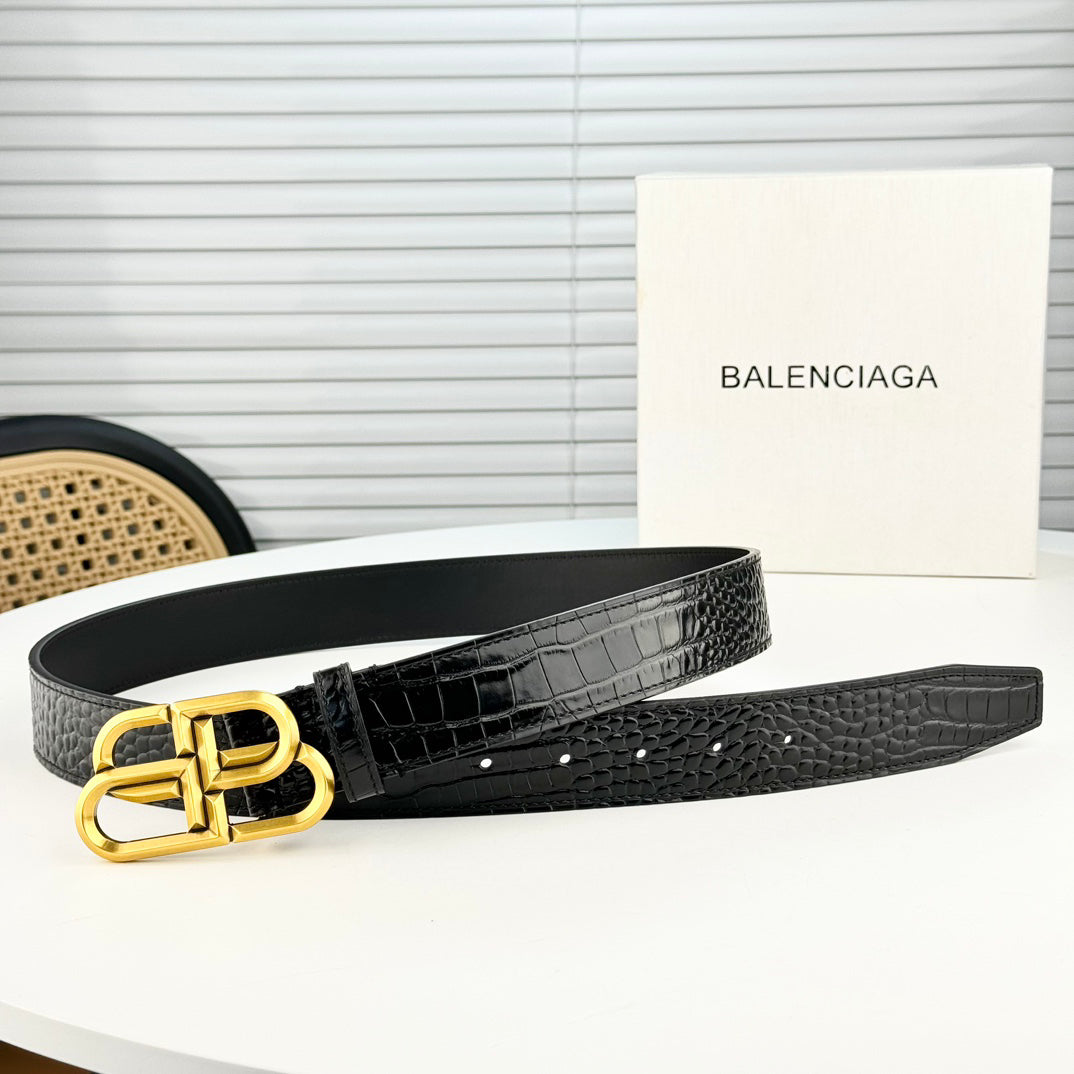 New Crocodile-Print Belt 1026062206