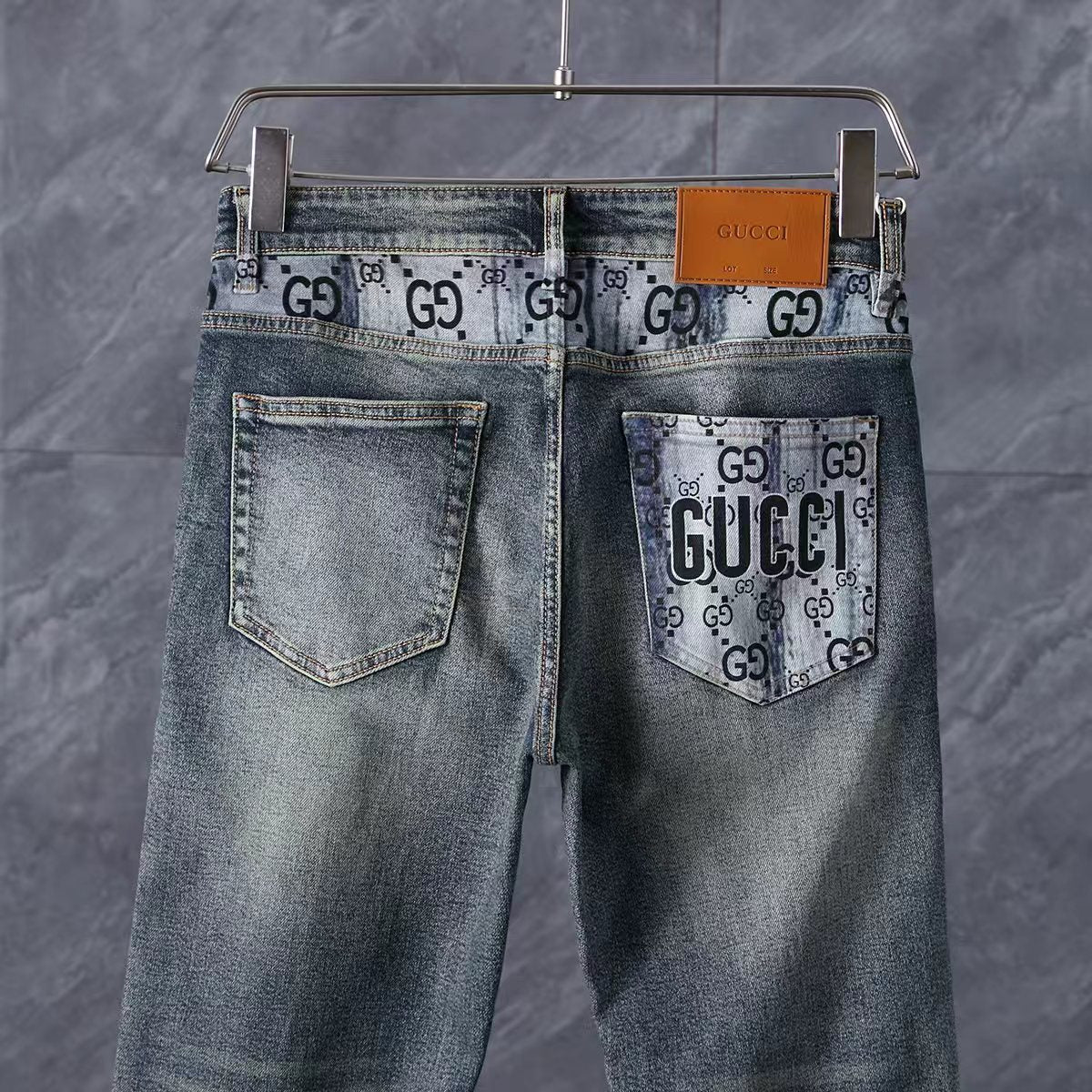 Men's Fashion Slim-Fit Straight-Leg Jeans 1026062912