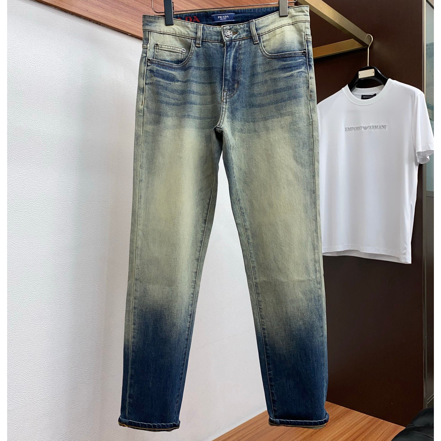 Men's Fashion Slim-Fit Straight-Leg Jeans 1026062918