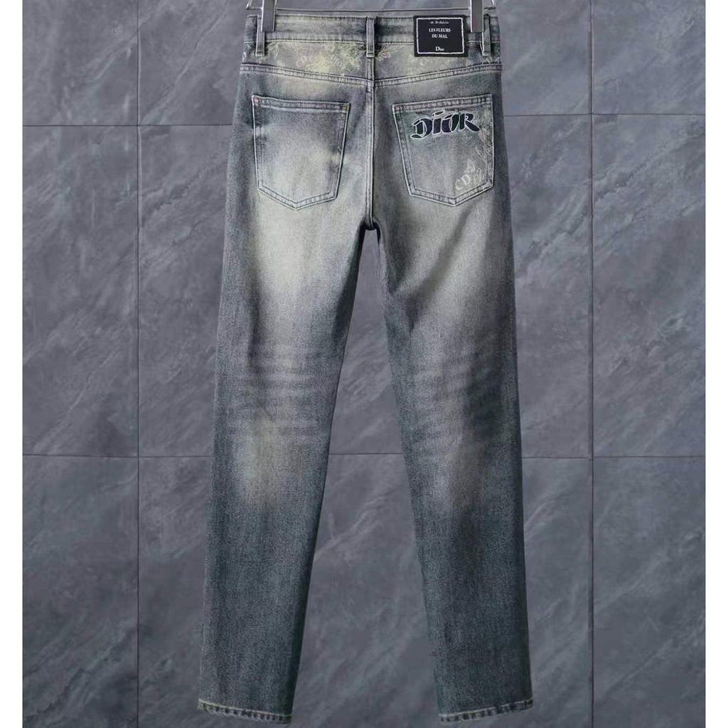 Men's Fashion Slim-Fit Straight-Leg Jeans 1026062914