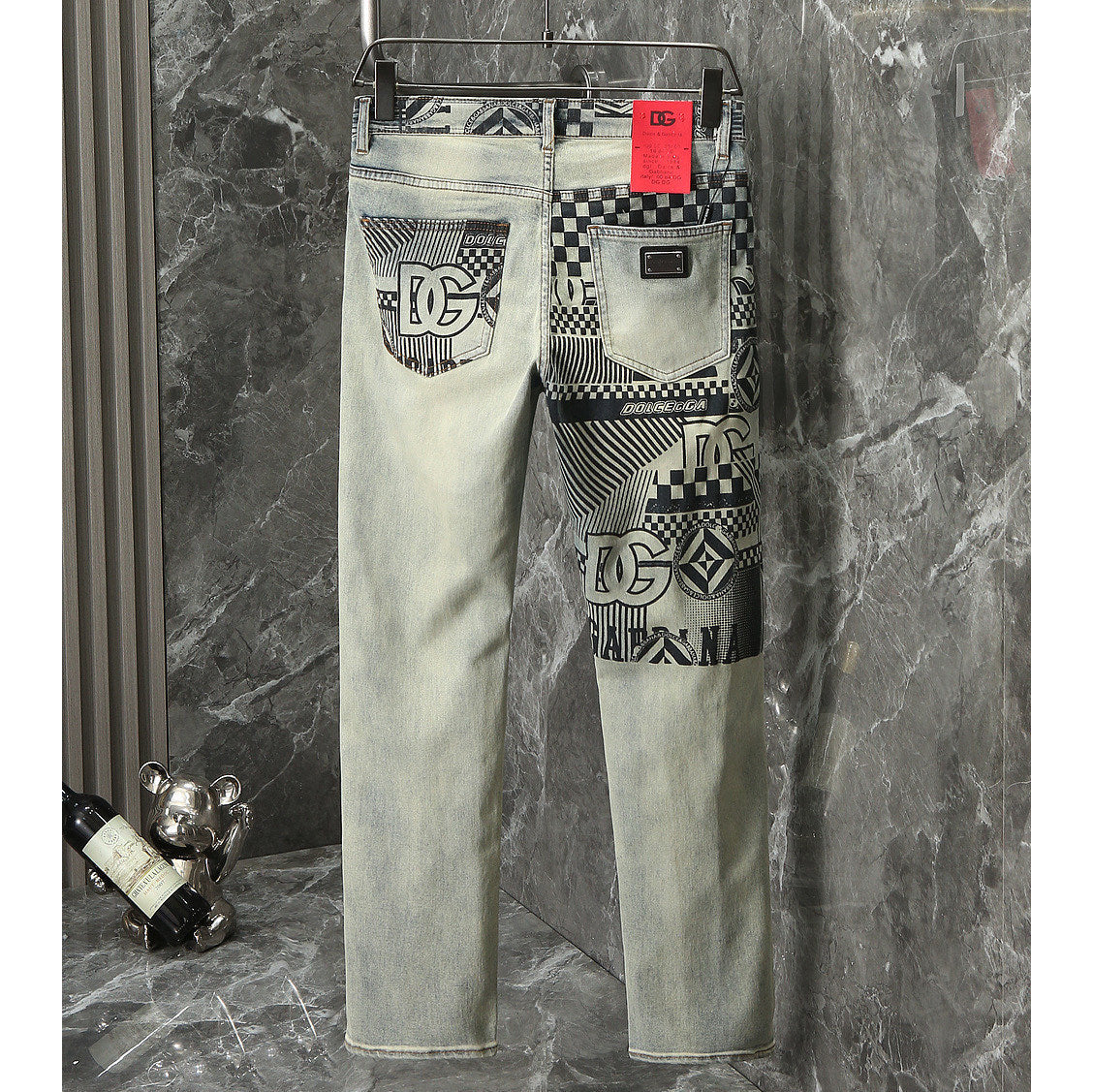New Classic Printed Jeans for Men 1026062901