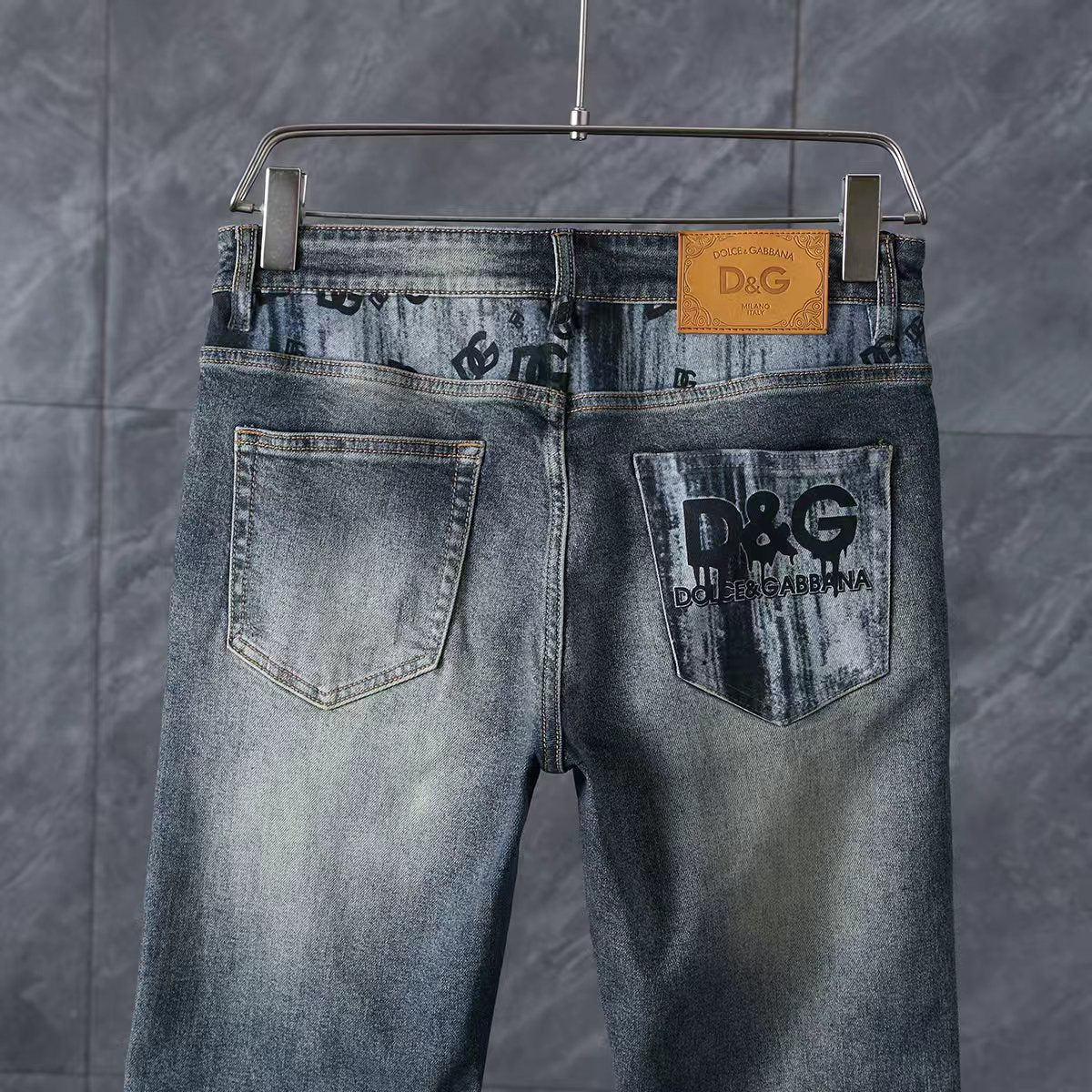 Men's Fashion Slim-Fit Straight-Leg Jeans 1026062902
