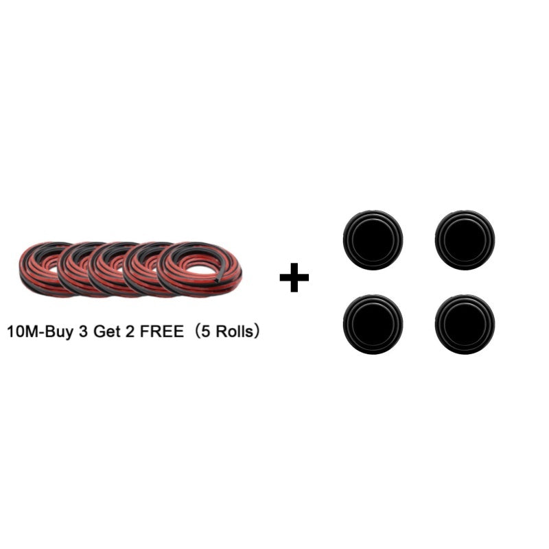🔇5-hole Automotive Dust-proof and Shock-absorbing Sealing Strip
