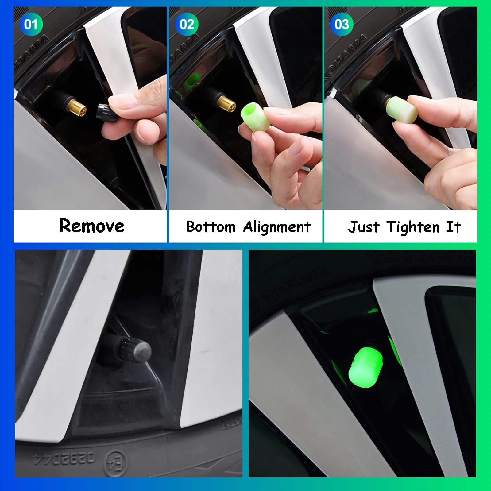 The Luminous Touch That Enhances Your Car (4 Pieces)