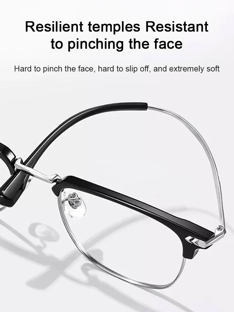 【✨️100-700° Intelligent Focusing】Ultra-light and comfortable blue light blocking glasses for presbyopia.