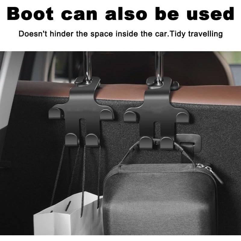 Rotating Car Seat Hooks
