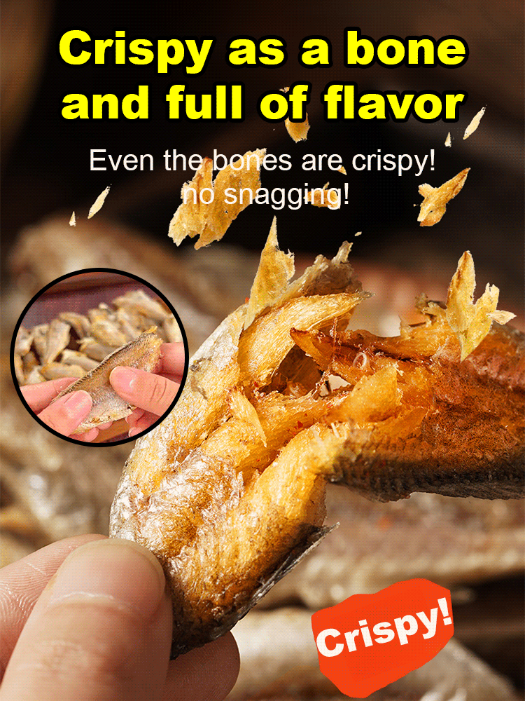 🔥【High-protein ready-to-eat deep-sea fish crisps.】Crisp Up Your Snack Game with Alaskan Fish Delights!