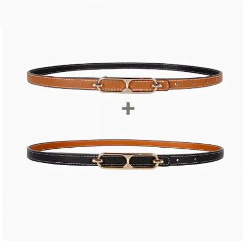 New H Family Leather Fine Belt 1024032019