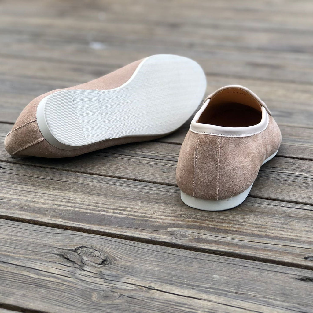 British retro loafers casual leather shoes slip-on suede pointed toe loafers