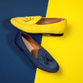 Fashionable and comfortable breathable tassel loafers