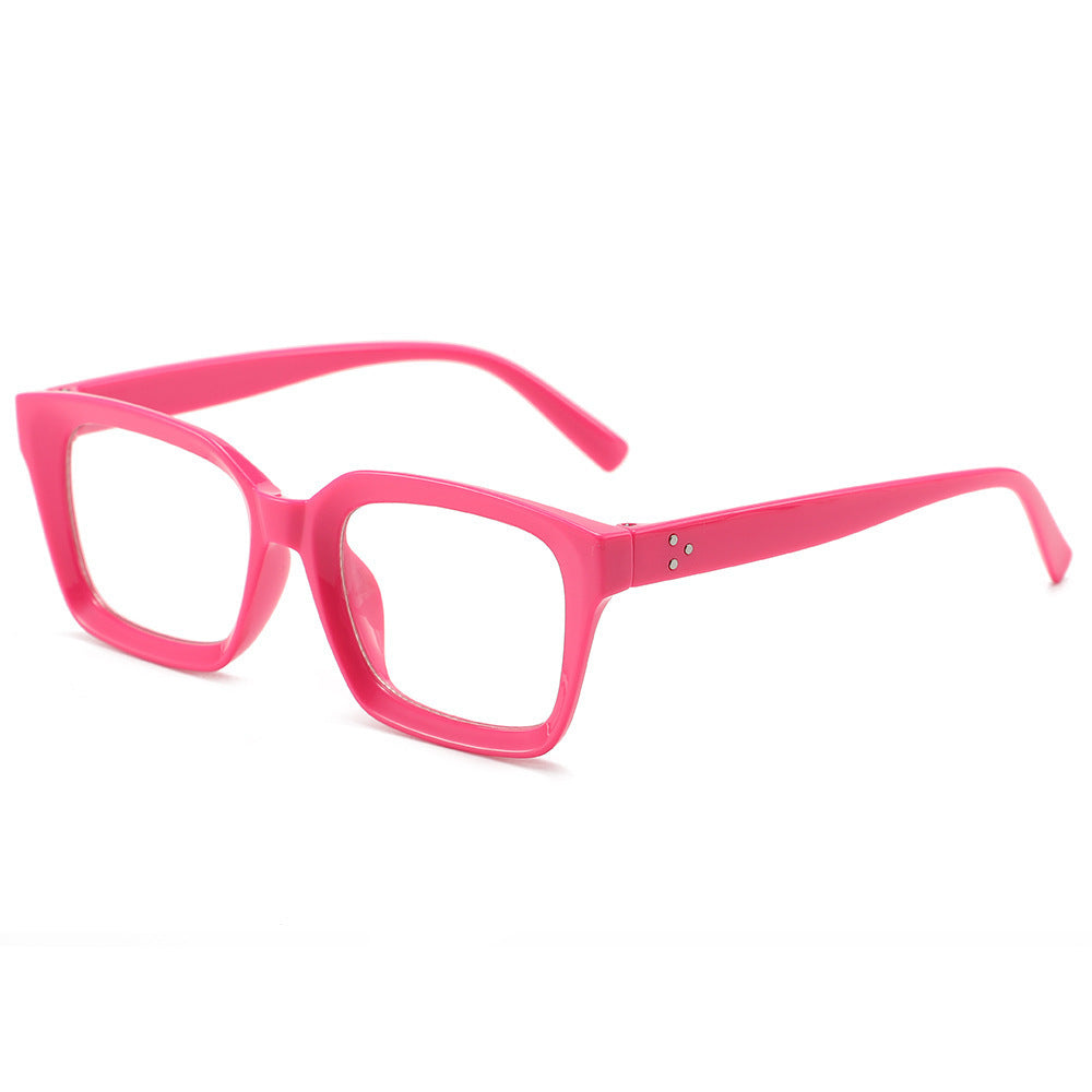 New square-framed blue light blocking glasses
