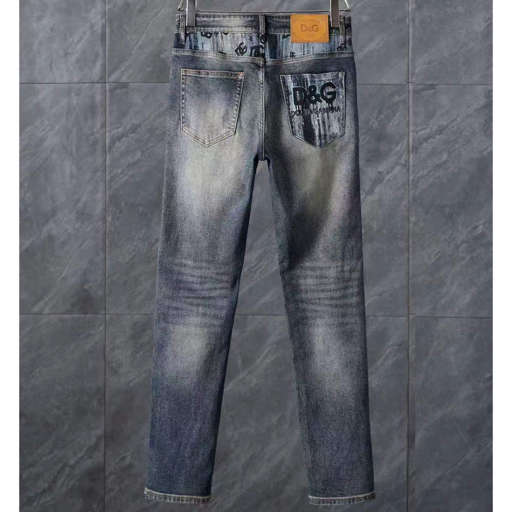 Men's Fashion Slim-Fit Straight-Leg Jeans 1026062902