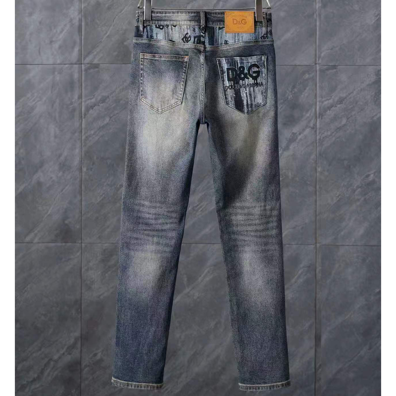 Men's Fashion Slim-Fit Straight-Leg Jeans 1026062902