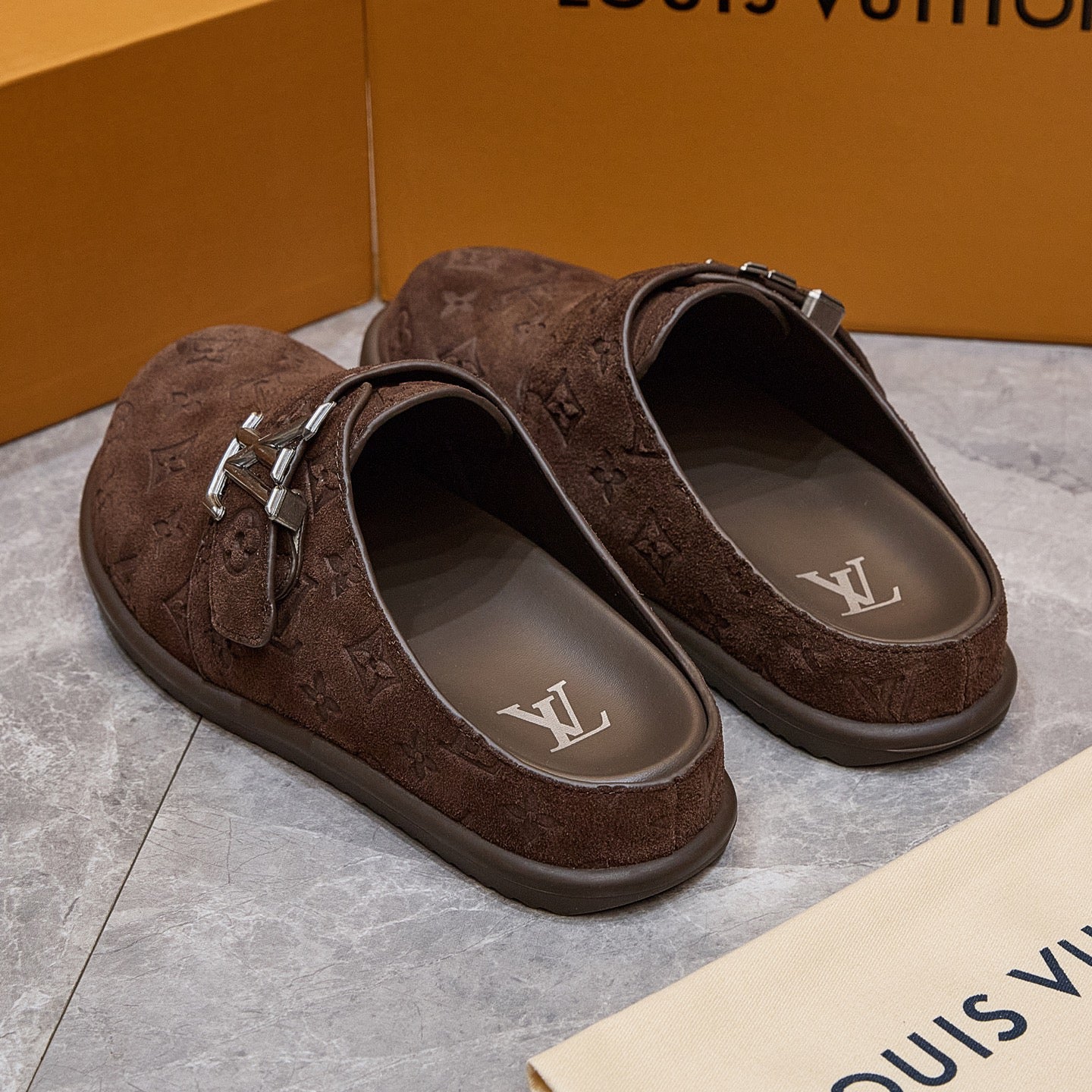 Unisex Suede Leather Sandals 1026062217