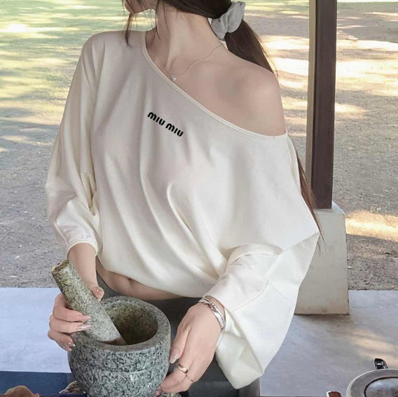 Batwing-sleeve T-shirt 1026042107