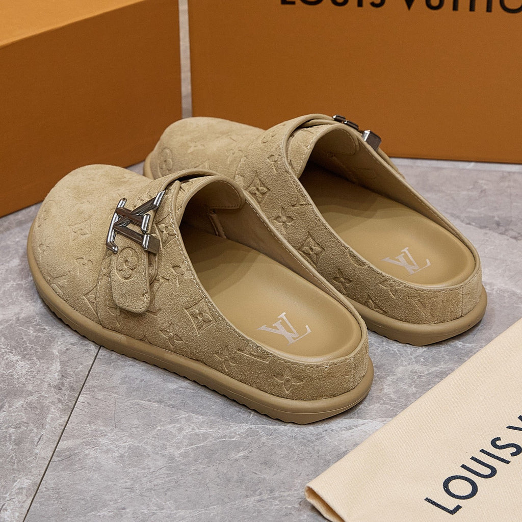 Unisex Suede Leather Sandals 1026062216