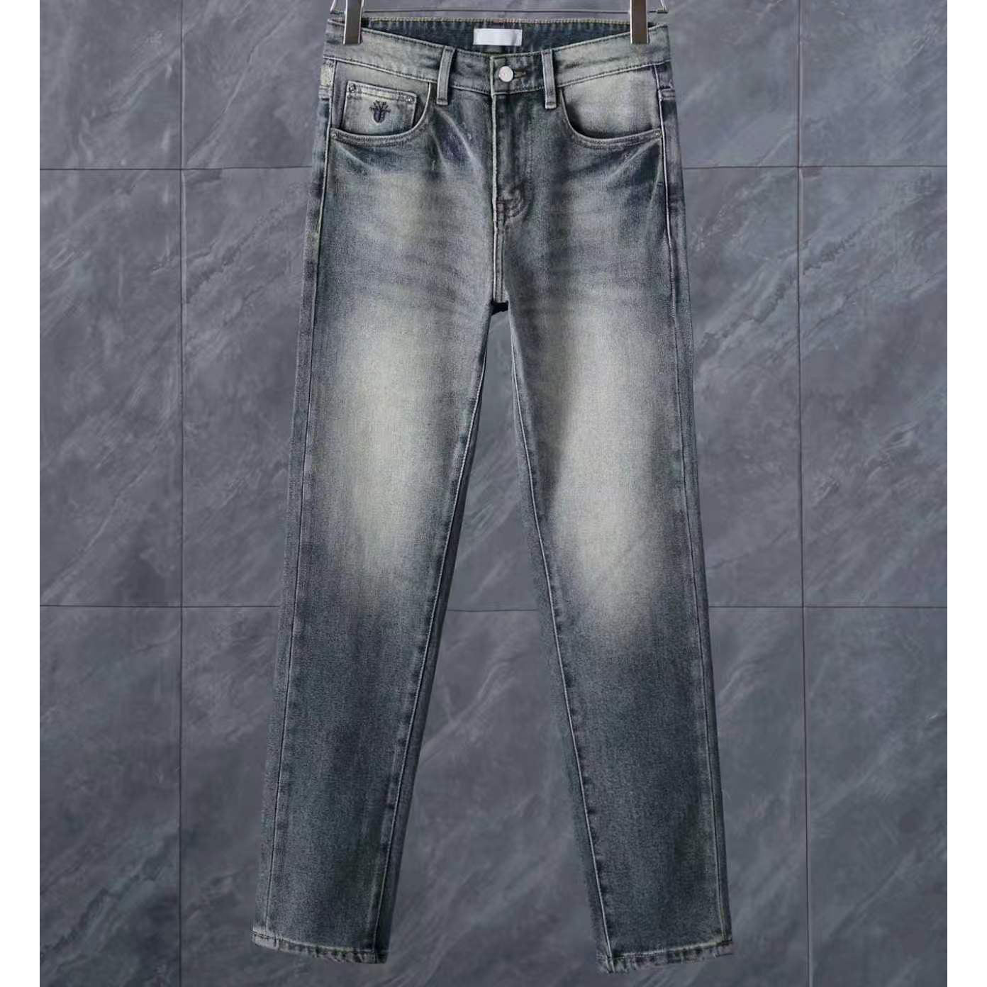 Men's Fashion Slim-Fit Straight-Leg Jeans 1026062914