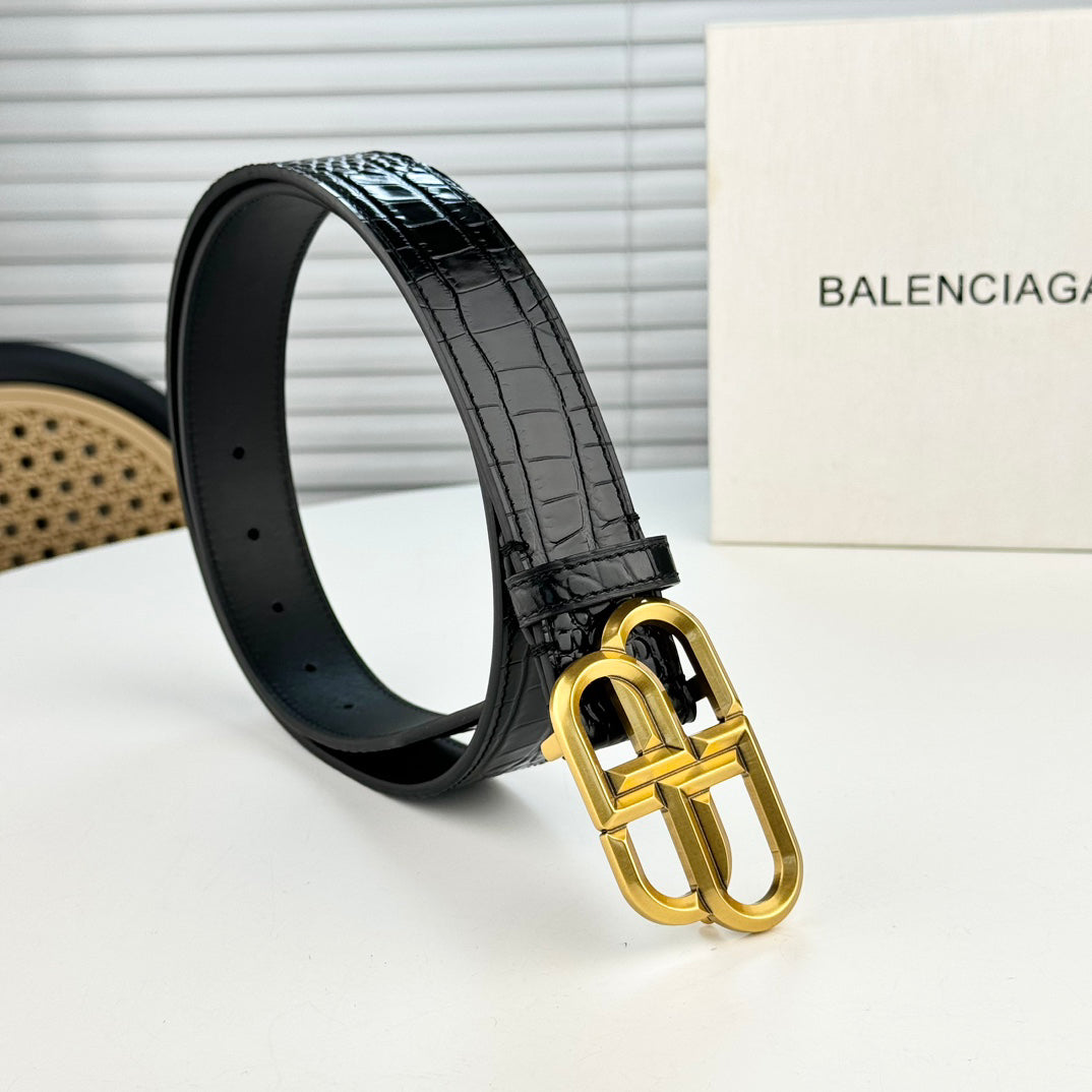New Crocodile-Print Belt 1026062206