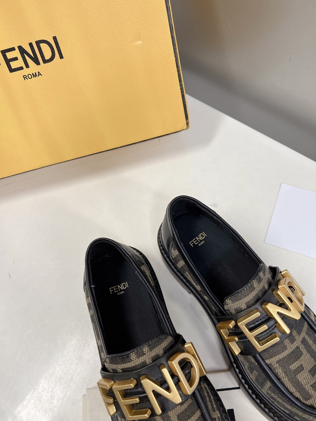 Letter buckle loafers XC0123072818
