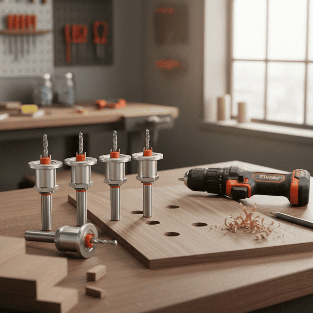 5Pcs Countersink Drill Bit Set