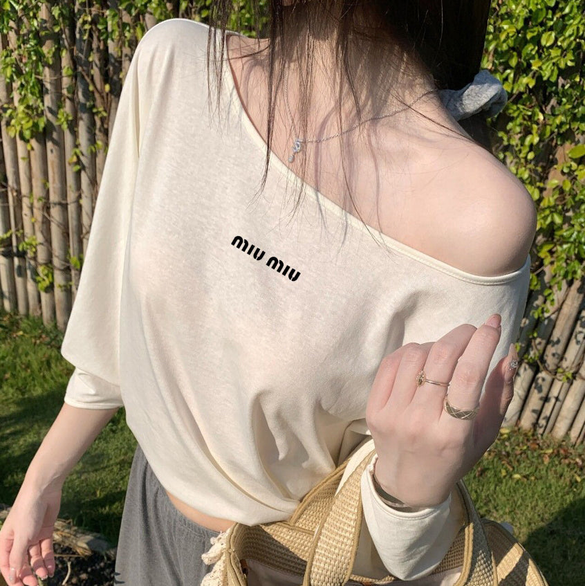 Batwing-sleeve T-shirt 1026042107