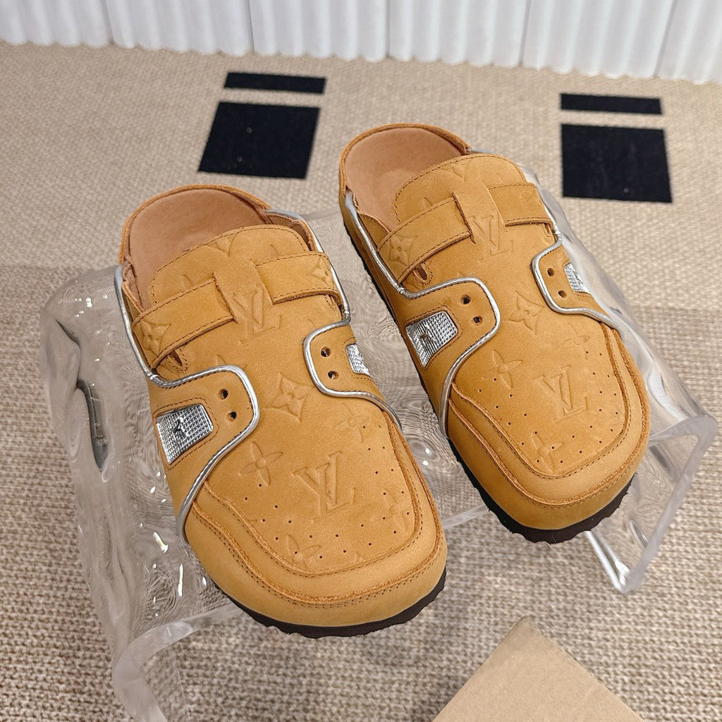 Classic Retro Boken Toe-Covered Sandals 1026062313