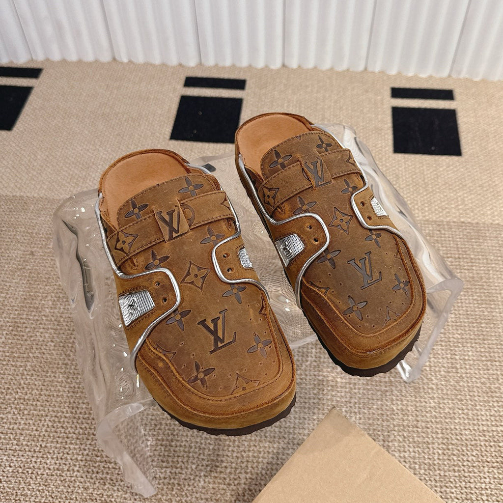 Classic Retro Boken Toe-Covered Sandals 1026062314