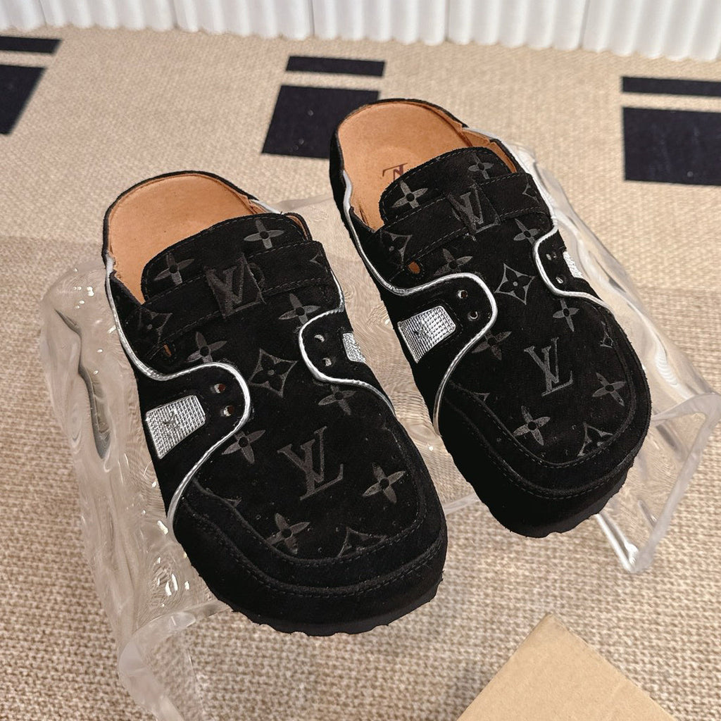 Classic Retro Boken Toe-Covered Sandals 1026062311
